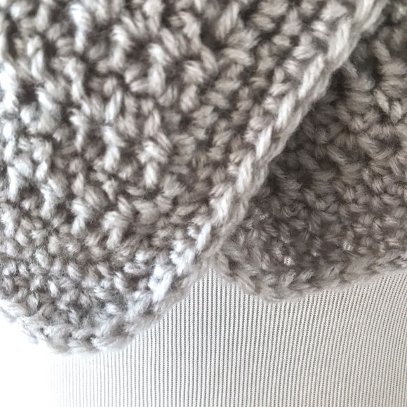 Hand Crafted Grey Crocheted Scarf & Cozy Socks - Proceeds go To Chairty - Picture 4 of 7